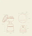 Electric Automatic Breast Pump 150ml RH338/B9829