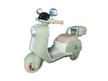 Electric Classic Vespa Ride On Scooter Green BOB-711