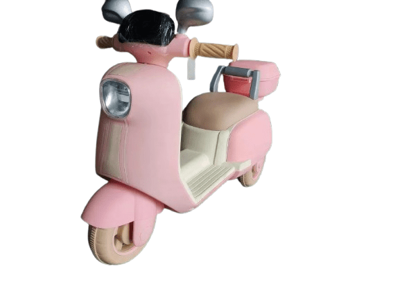 Electric Classic Vespa Ride On Scooter Pink BOB-711 — image 2
