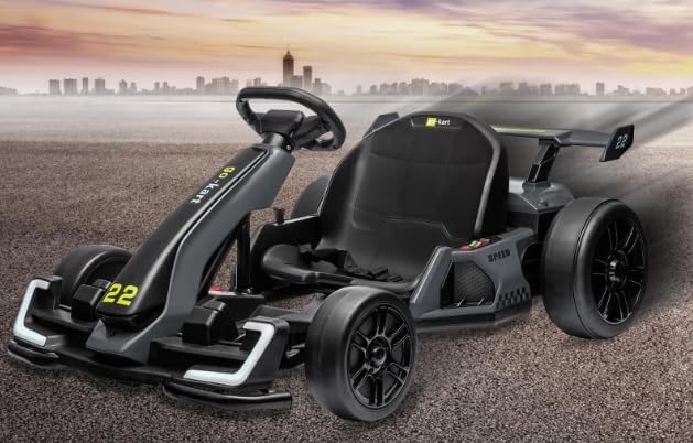 Electric Go Kart Ride On 24V Grey PR309 — image 2