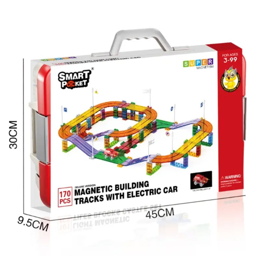 Electric Rail Car Magnetic Piece Set 170 Pieces — image 3
