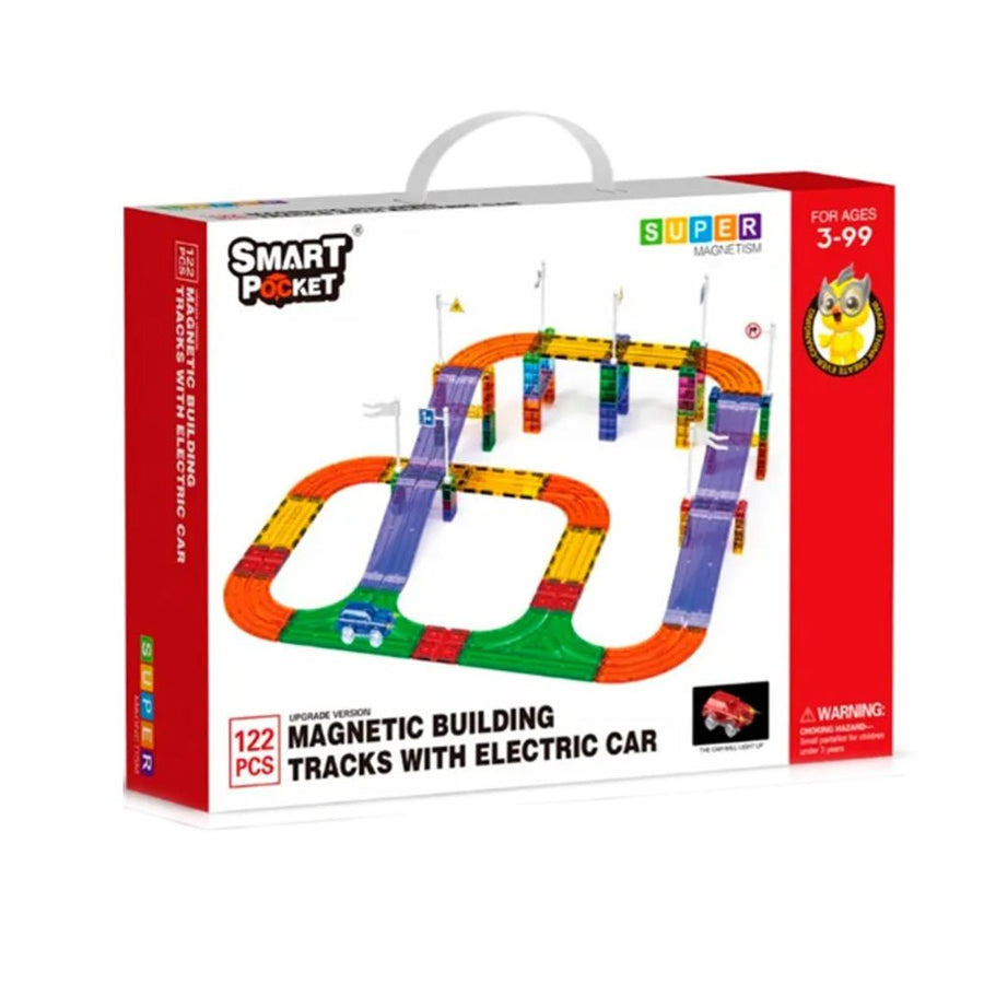 Electric Rail Car Magnetic Sheet Set 122 Pieces — image 1