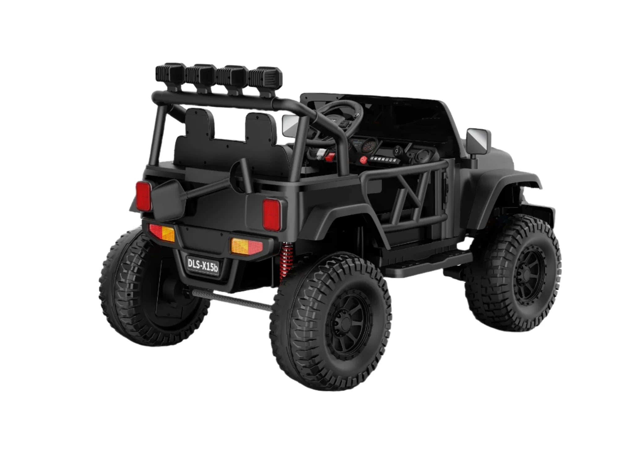Electric Ride On Jeep 4X4 24V M4 Black LB - 2550EL - Colorland Toys