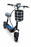 Electric Scooter With Basket Blue BD-266
