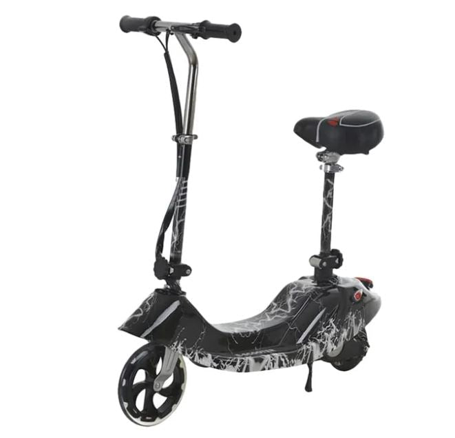 Electric Scooter with Seat Black BD007 - Colorland Toys
