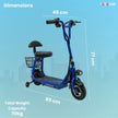 Electric Scooter With Seat Black TG-550
