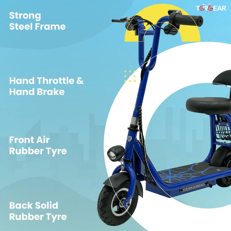 Electric Scooter With Seat Black TG-550 — image 5