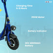 Electric Scooter With Seat Blue TG-550