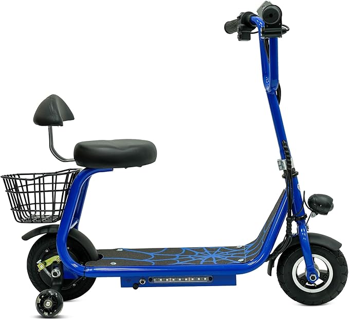 Electric Scooter With Seat Blue TG - 550 - Colorland Toys
