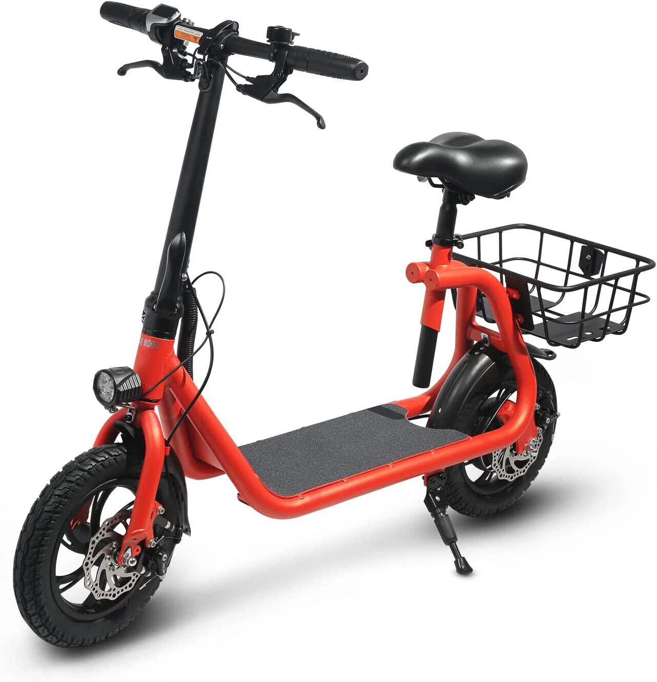 Electric Scooter With Seat Red TG - 550 - Colorland Toys