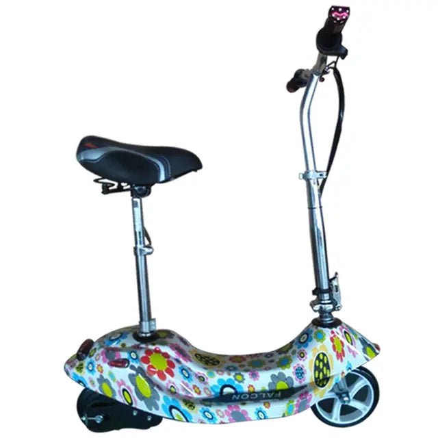 Electric Scooter with Seat White BD007 — image 1