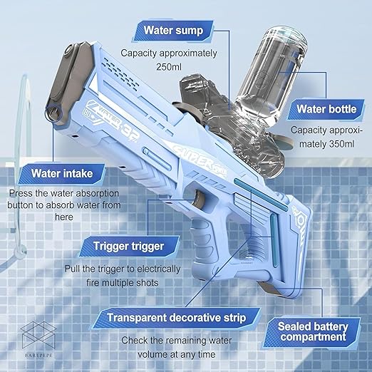 Electric Water Gun Continuous Shooting 9002B — image 2