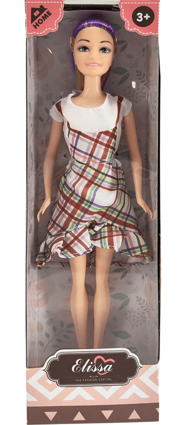 Elissa 11.5" Single Doll Black with Highlight - Wave 1 SL305007C - Colorland Toys