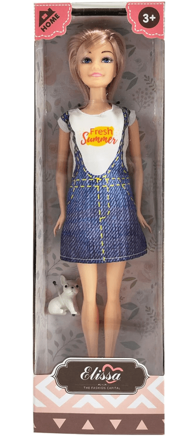 Elissa 11.5" Single Doll Blond - Wave 2 SL305008A - Colorland Toys