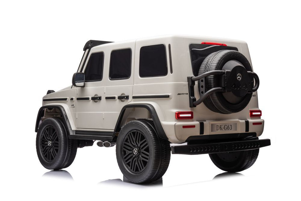Mercedes Benz G63 AMG Ride On 4x4 White 12V 4M DK-G63