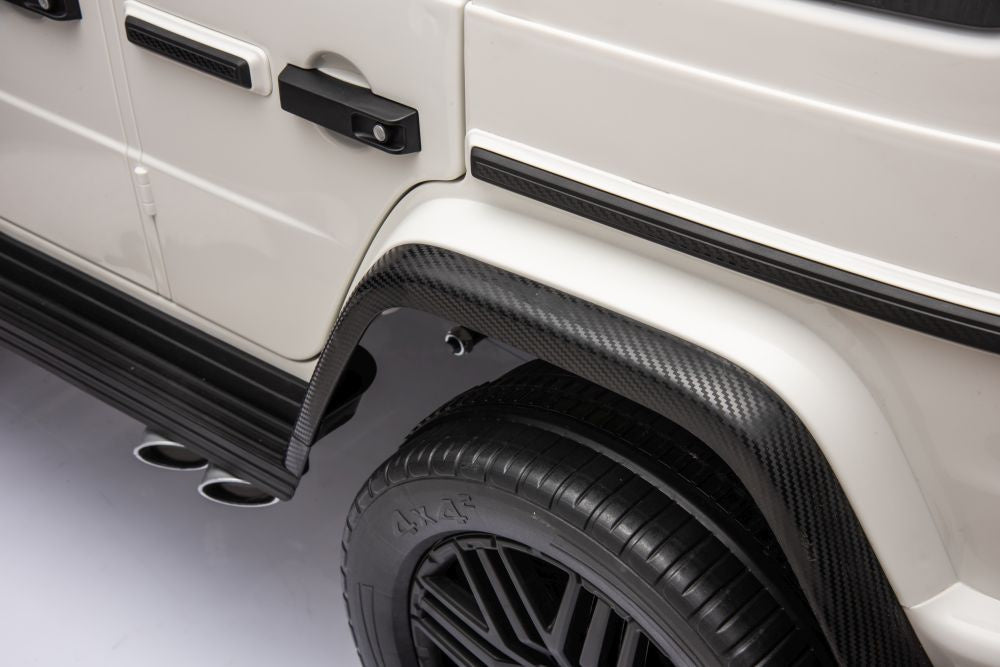 Mercedes Benz G63 AMG Ride On 4x4 White 12V 4M DK-G63