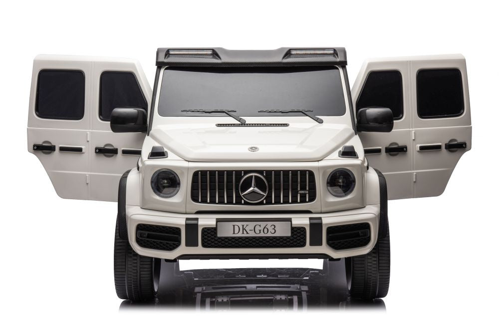 Mercedes Benz G63 AMG Ride On 4x4 White 12V 4M DK-G63