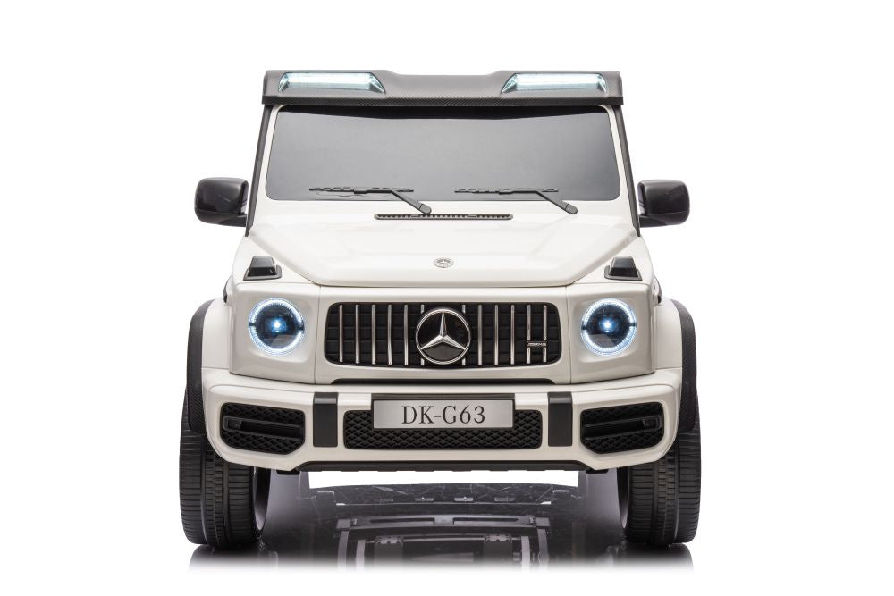 Mercedes Benz G63 AMG Ride On 4x4 White 12V 4M DK-G63