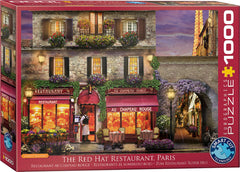 Eurographics Puzzle 1000-Pcs The Red Hat Restaurant Paris 6000-0963