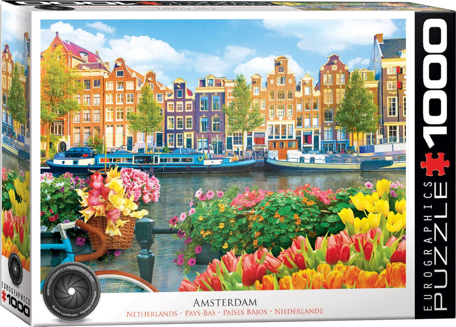 Eurographics Puzzle 1000-Pcs Amsterdam, Netherlands 6000-5865 — image 1