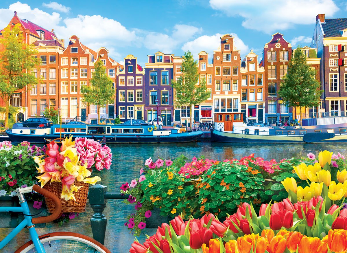 Eurographics Puzzle 1000-Pcs Amsterdam, Netherlands 6000-5865 — image 2