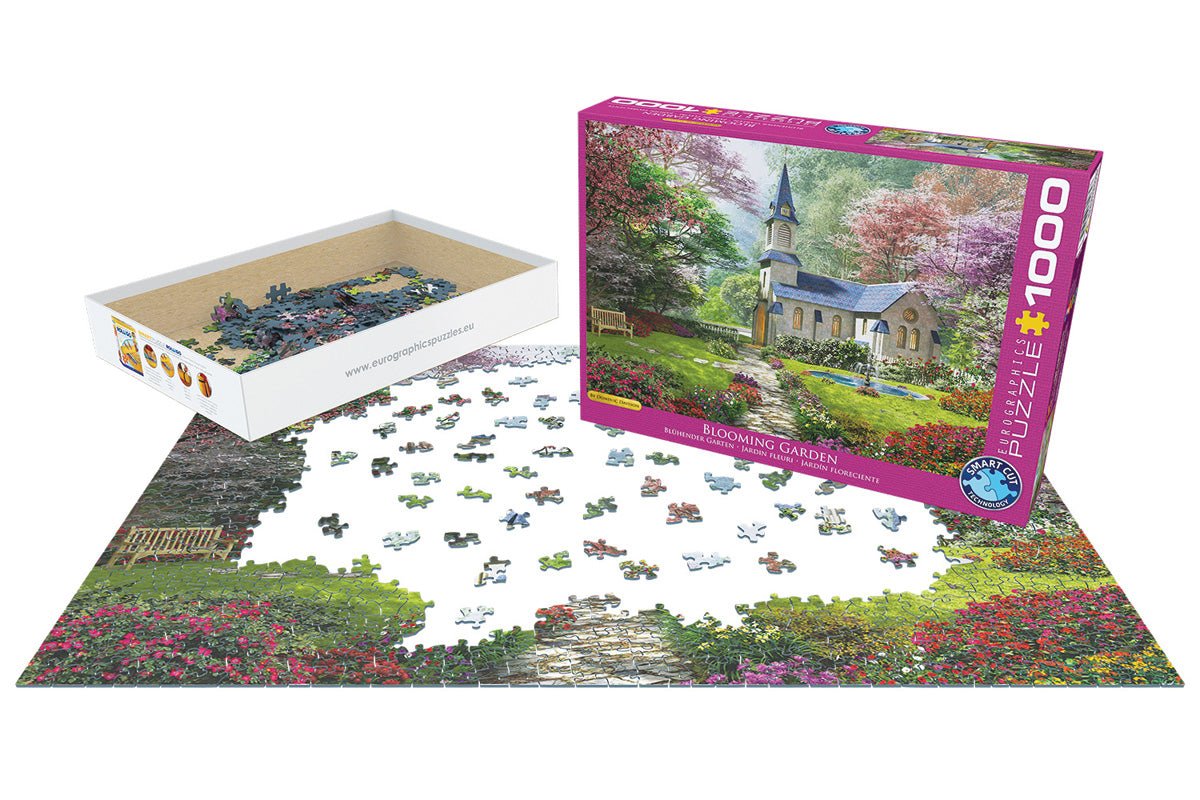 Eurographics Puzzle 1000 - Pcs Blooming Garden 6000 - 0964 - Colorland Toys