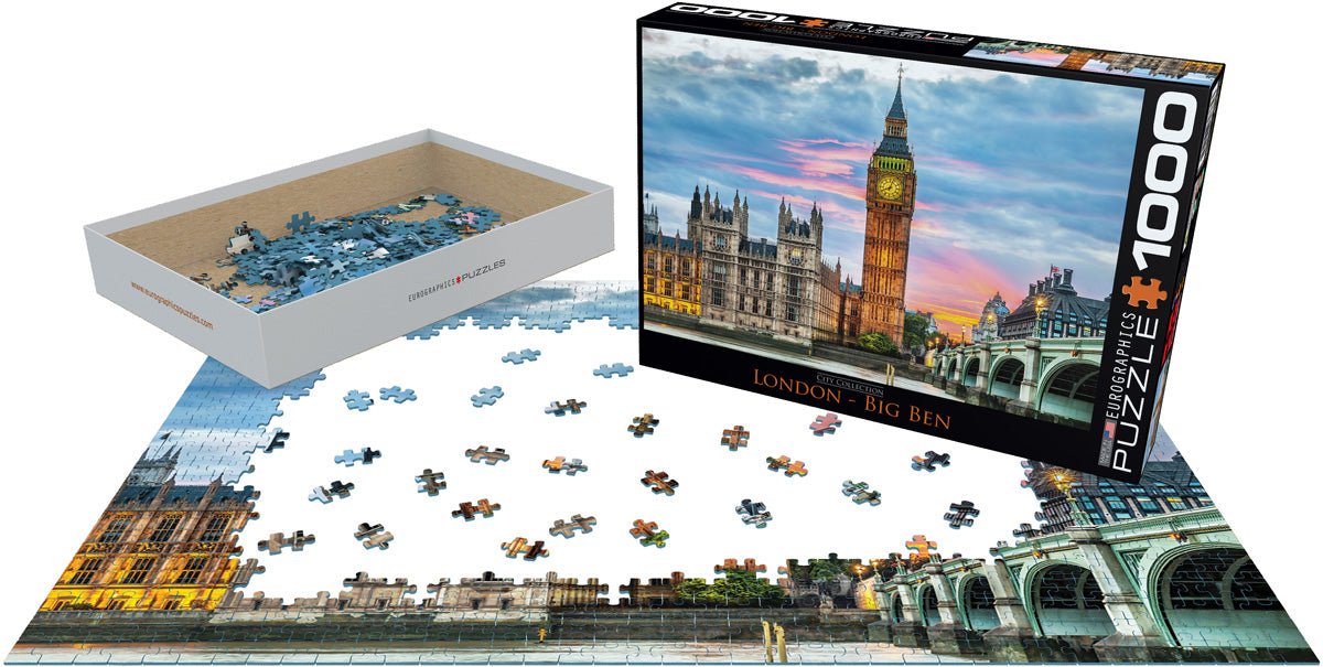Eurographics Puzzle 1000-Pcs London Big Ben 6000-0764 — image 3