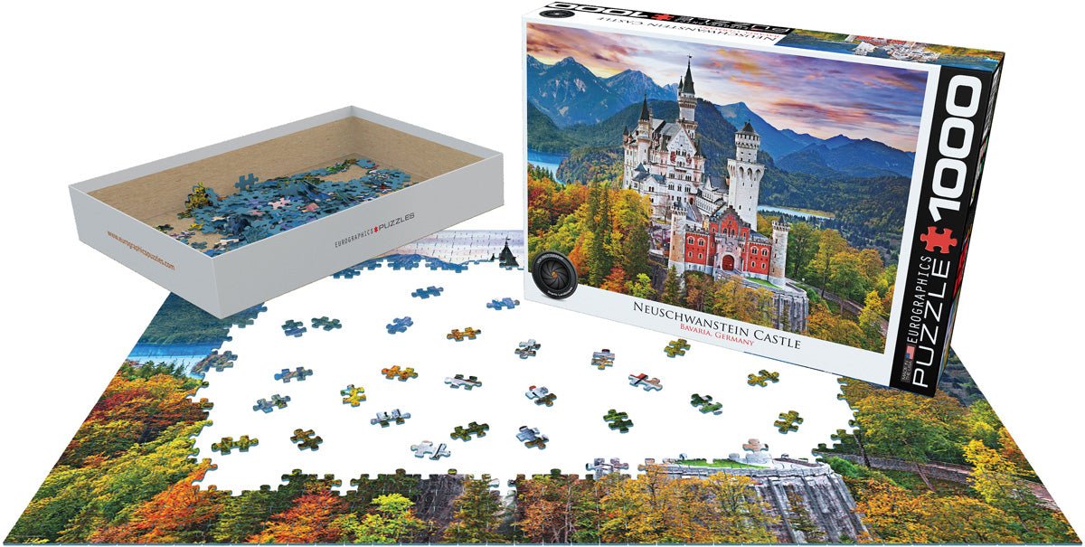 Eurographics Puzzle 1000 - Pcs Neuschwanstein Castle Germany 6000 - 0946 - Colorland Toys