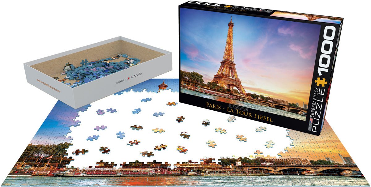 Eurographics Puzzle 1000-Pcs Paris La Tour Eiffel 6000-0765 — image 3