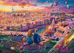 Eurographics Puzzle 1000 - Pcs Paris Rooftop 6000 - 5886 - Colorland Toys