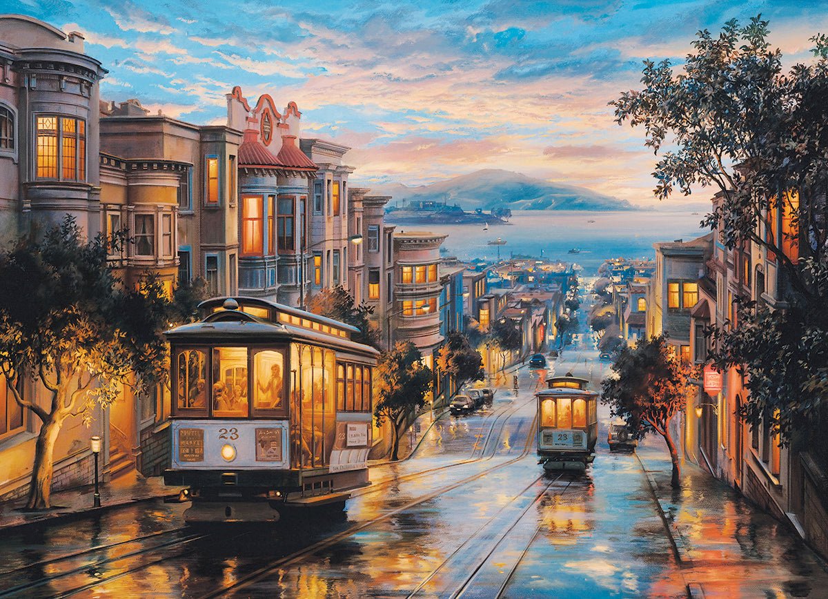 Eurographics Puzzle 1000-Pcs San Francisco Cable Car Heaven 6000-0957 — image 2