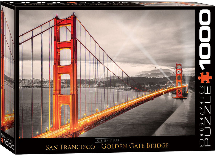 Eurographics Puzzle 1000-Pcs San Francisco Golden Gate Bridge 6000-0663 — image 1