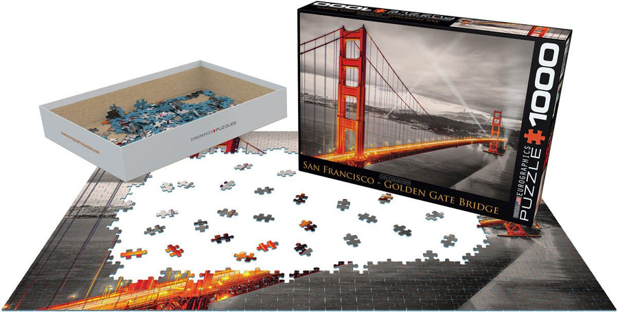 Eurographics Puzzle 1000-Pcs San Francisco Golden Gate Bridge 6000-0663 — image 3