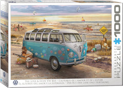 Eurographics Puzzle 1000 - Pcs The Love & Hope VW Bus 6000 - 5310 - Colorland Toys