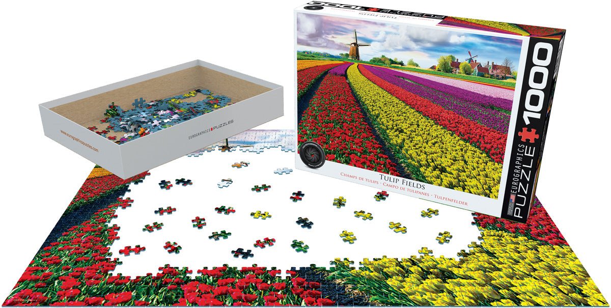 Eurographics Puzzle 1000 - Pcs Tulip Fields 6000 - 5326 - Colorland Toys