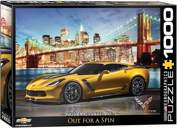 Eurographics Puzzle - 2015 Corvette Z06 Out For A Spain 1000-Pcs 6000-0735