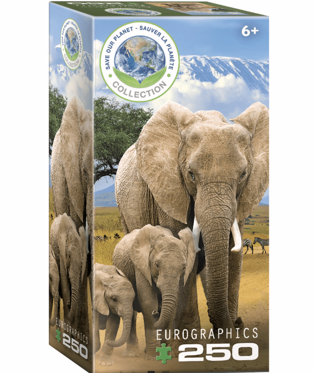Eurographics Puzzle 250 - Pcs Elephants 8251 - 5787 - Colorland Toys