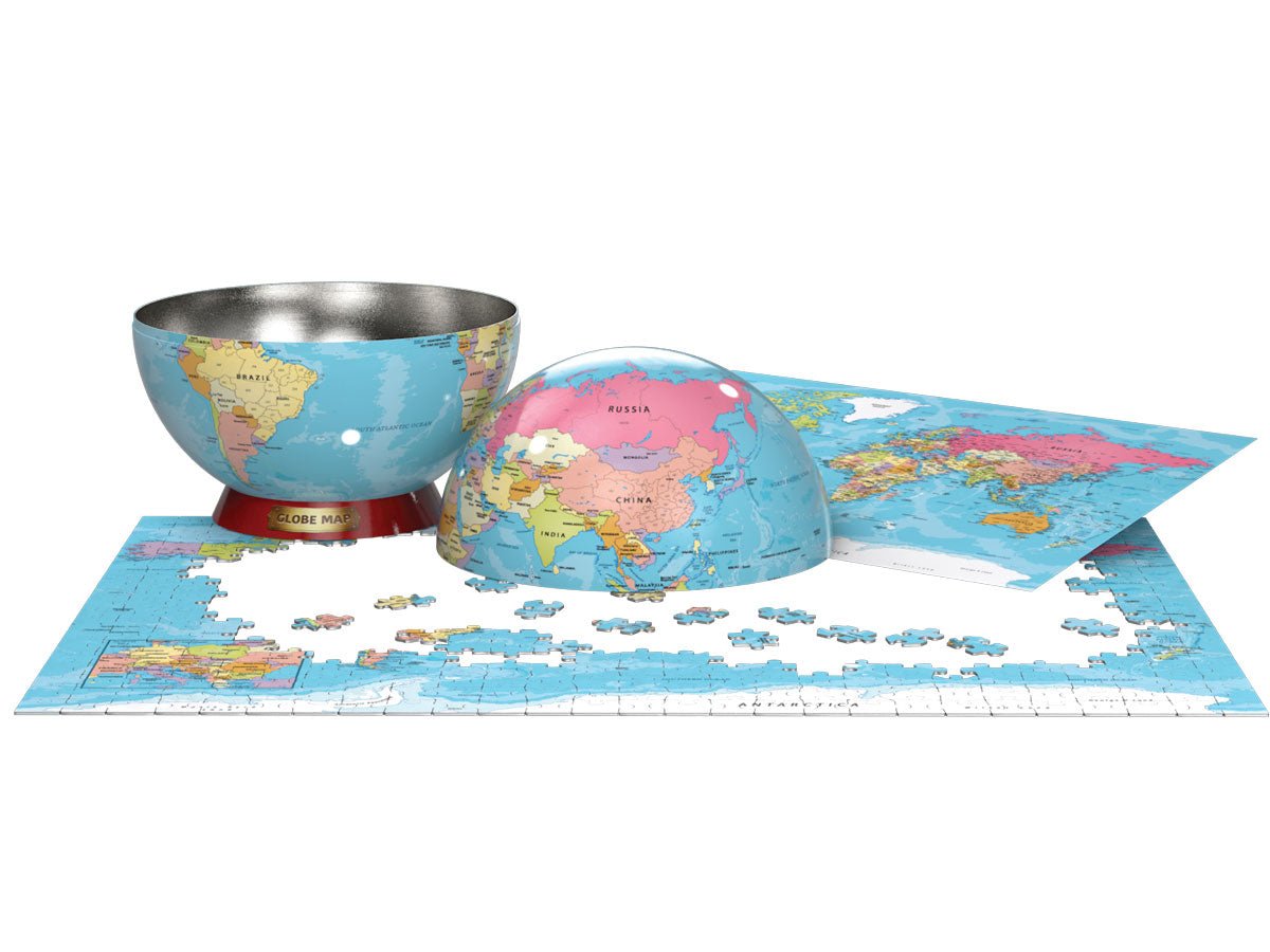 Eurographics Puzzle In Tin 550-Pcs Map Of The World 8551-5863 — image 3