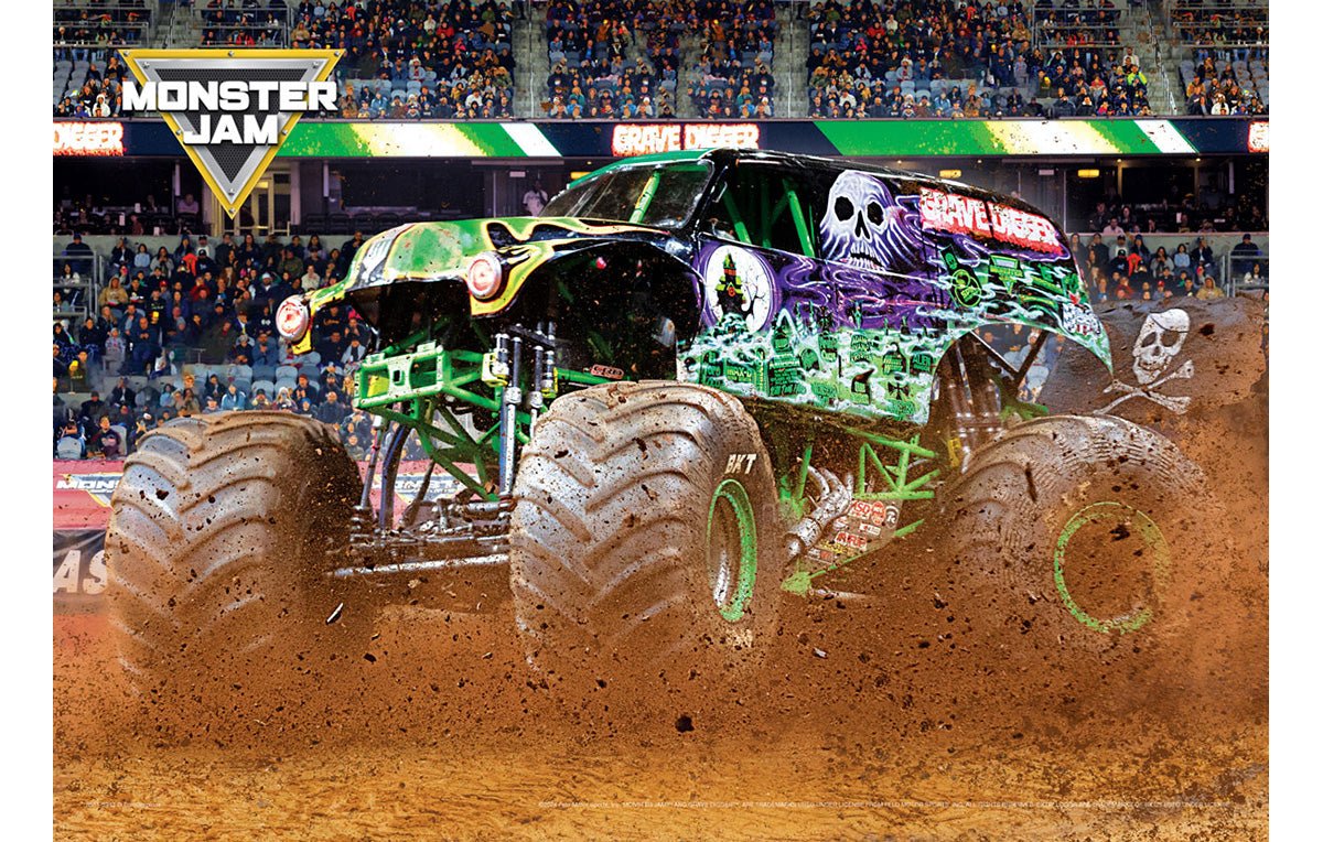 Eurographics Puzzle In Tin 550-Pcs Monster Jam Grave Digger 8551-5943 — image 2