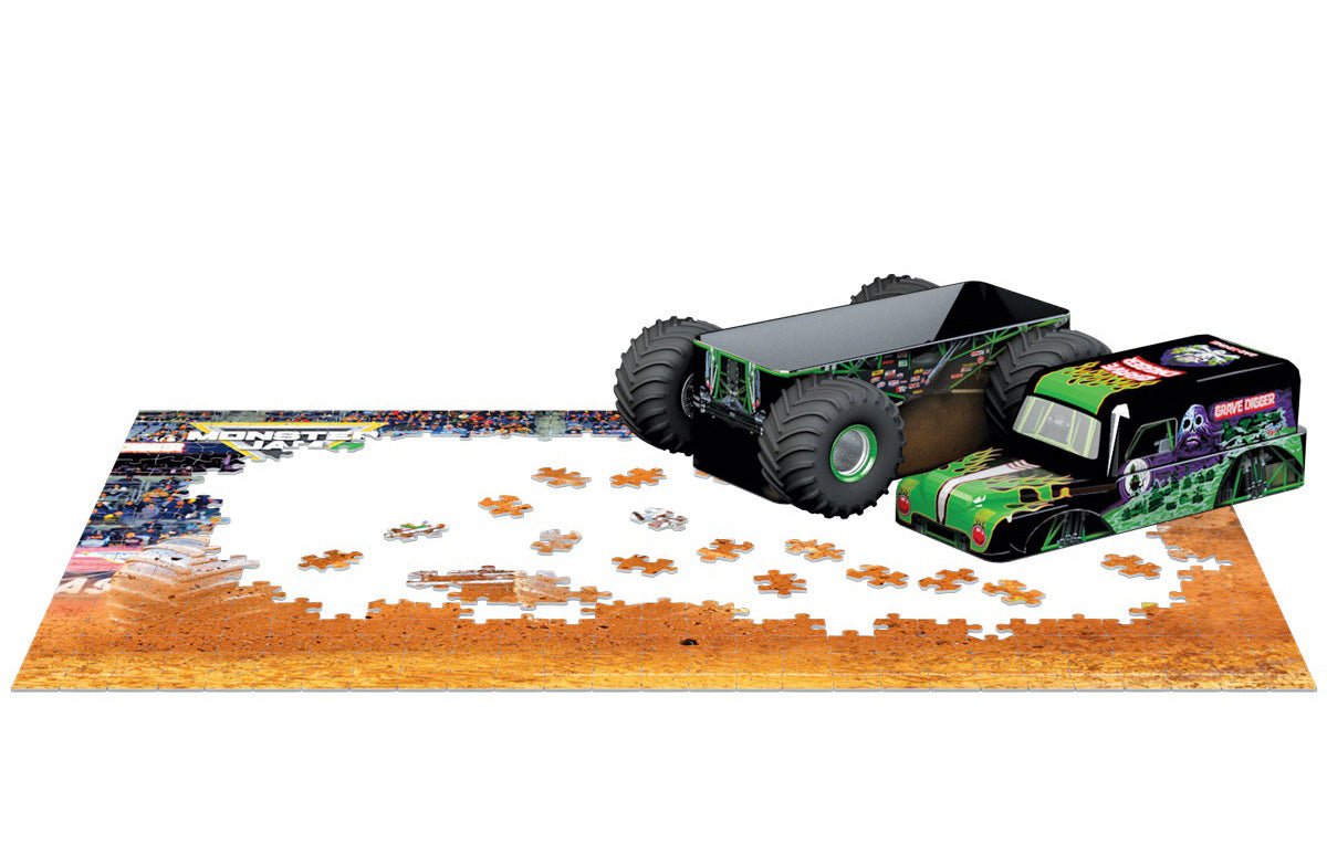 Eurographics Puzzle In Tin 550-Pcs Monster Jam Grave Digger 8551-5943 — image 3