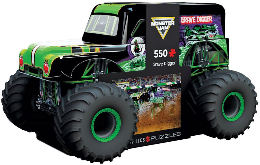 Eurographics Puzzle In Tin 550-Pcs Monster Jam Grave Digger 8551-5943 — image 1