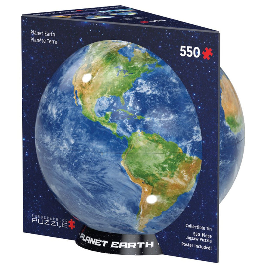 Eurographics Puzzle In Tin 550-Pcs Planet Earth 8551-5862 — image 1