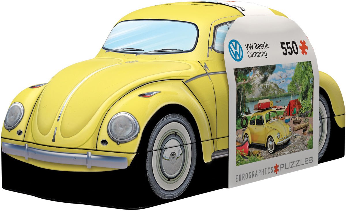 Eurographics Puzzle In Tin 550 - Pcs VW Beetle Camping 8551 - 5691 - Colorland Toys