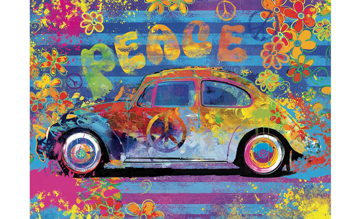 Eurographics Puzzle In Tin 550-Pcs VW Beetle Splash Buggy 8551-6026 — image 2