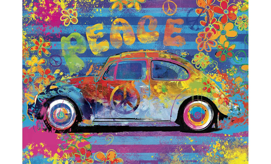 Eurographics Puzzle In Tin 550-Pcs VW Beetle Splash Buggy 8551-6026 — image 2