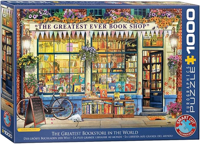 Eurographics Puzzle The Greatest Bookstore In The World 1000-Pcs 6000-5351 — image 1