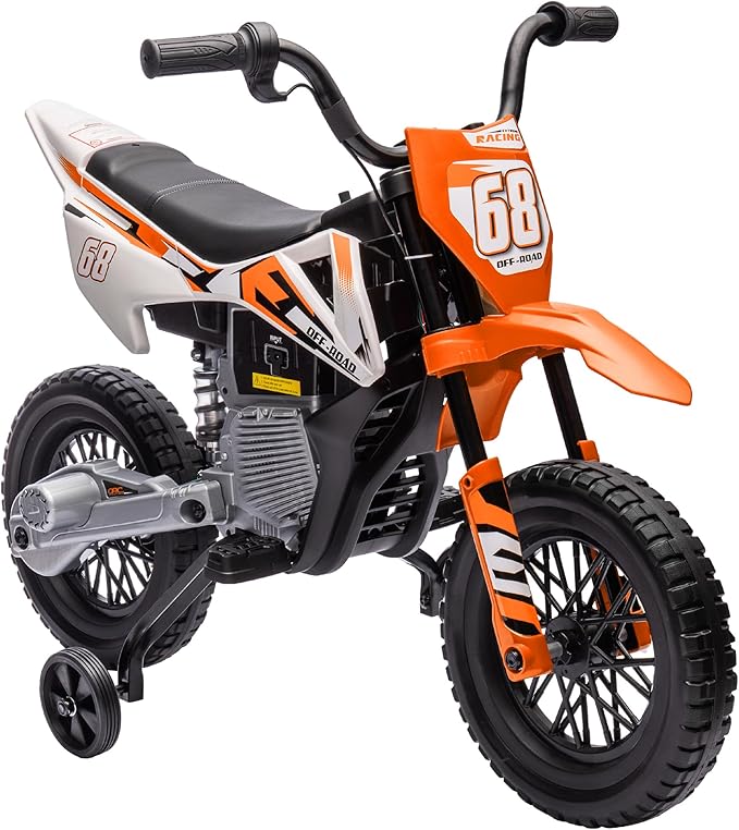 Extreme Racing No 68 Motor Bike 12V Orange JT5006