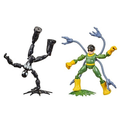 Marvel Spider-Man Bend and Flex Black Suit Spider-Man Vs. Doc Ock F0239 - Colorland Toys