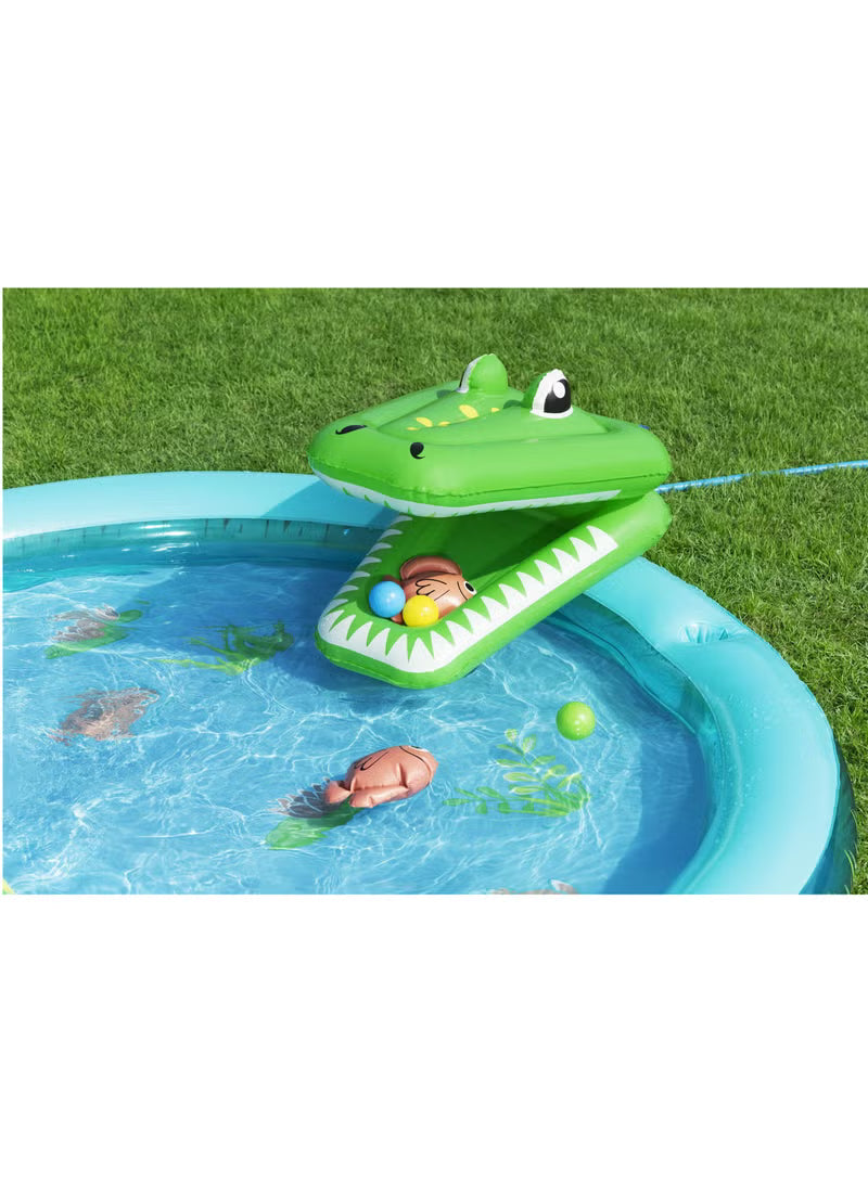 Bestway Playcentre Crocodile Cove 224cm x 181cm x 72cm 53166