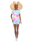Barbie Fashionista Doll with Tie-Dye Romper Dress FBR37/HBV14